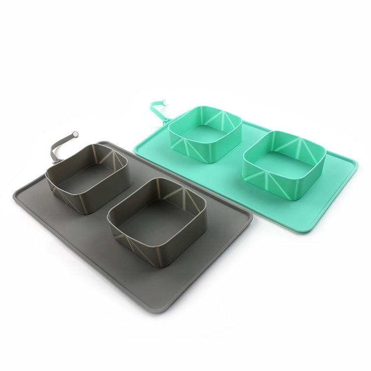 Pet Bowl Silicone Folding Pet Bowl - Happy Little Paw