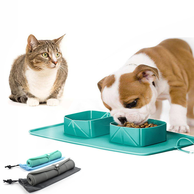 Pet Bowl Silicone Folding Pet Bowl - Happy Little Paw