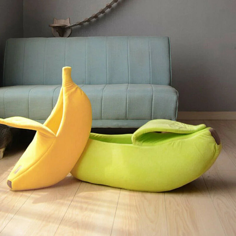 Banana Cat Bed House - Happy Little Paw