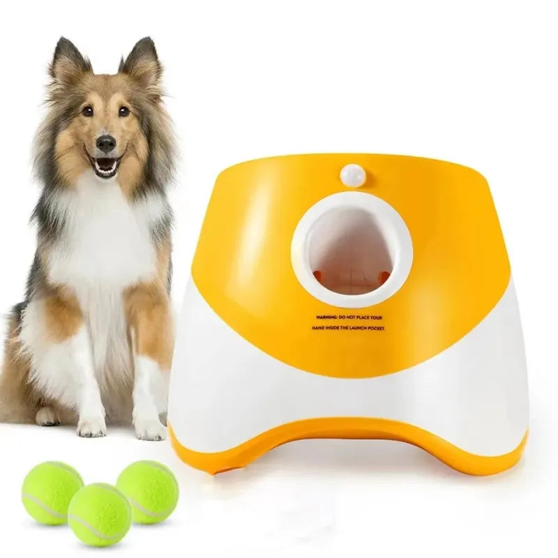 Tennis Launcher Automatic Pet Chase Toy - Happy Little Paw