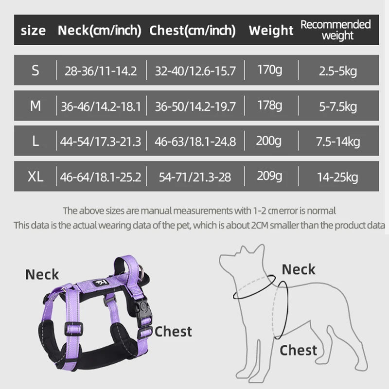 Anti-Escape Dog Harness with Handle - Happy Little Paw