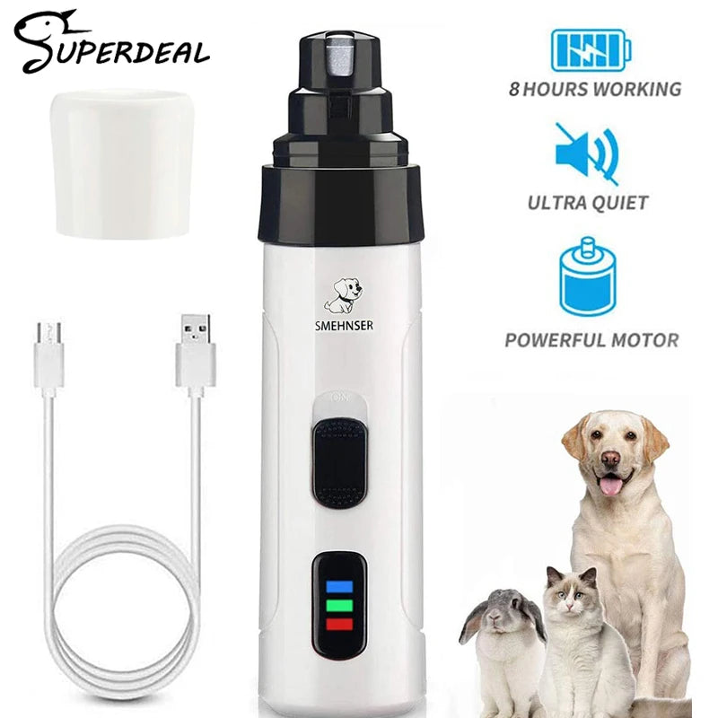 Rechargeable Pet Nail Clippers and Grooming Trimmer Tools - Happy Little Paw