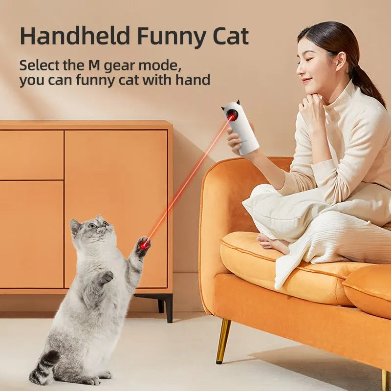 Smart Teasing Pet LED Laser - Happy Little Paw