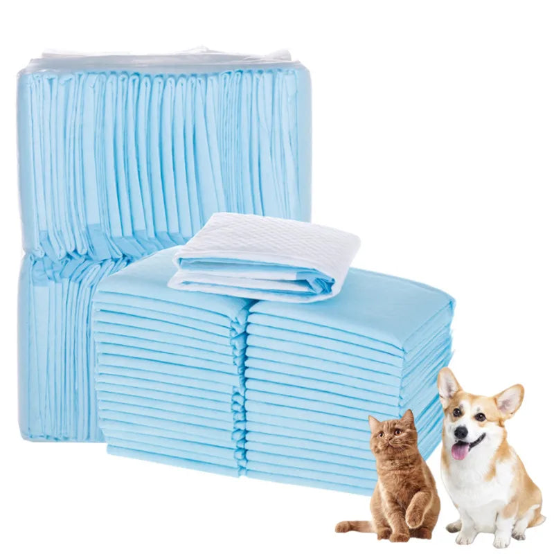 100/50/40/20PCS Disposable Dog Pee Pads - Absorbent, Quick-Dry, Leak-Proof - Happy Little Paw