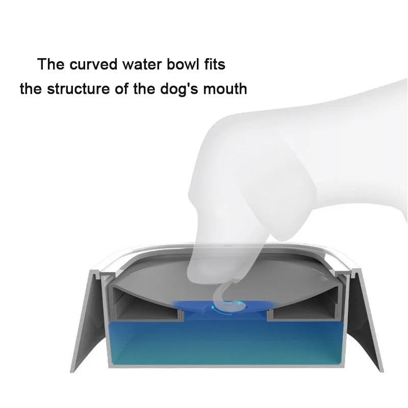 Dog Drinking Water Bowl with Floating Disk - Happy Little Paw