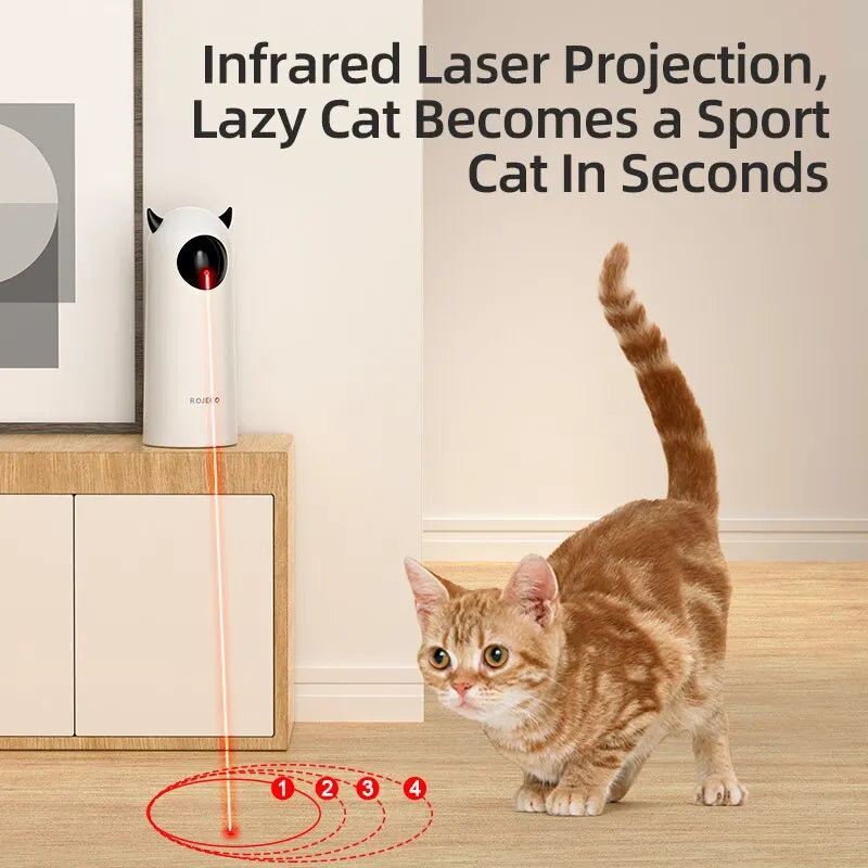 Smart Teasing Pet LED Laser - Happy Little Paw